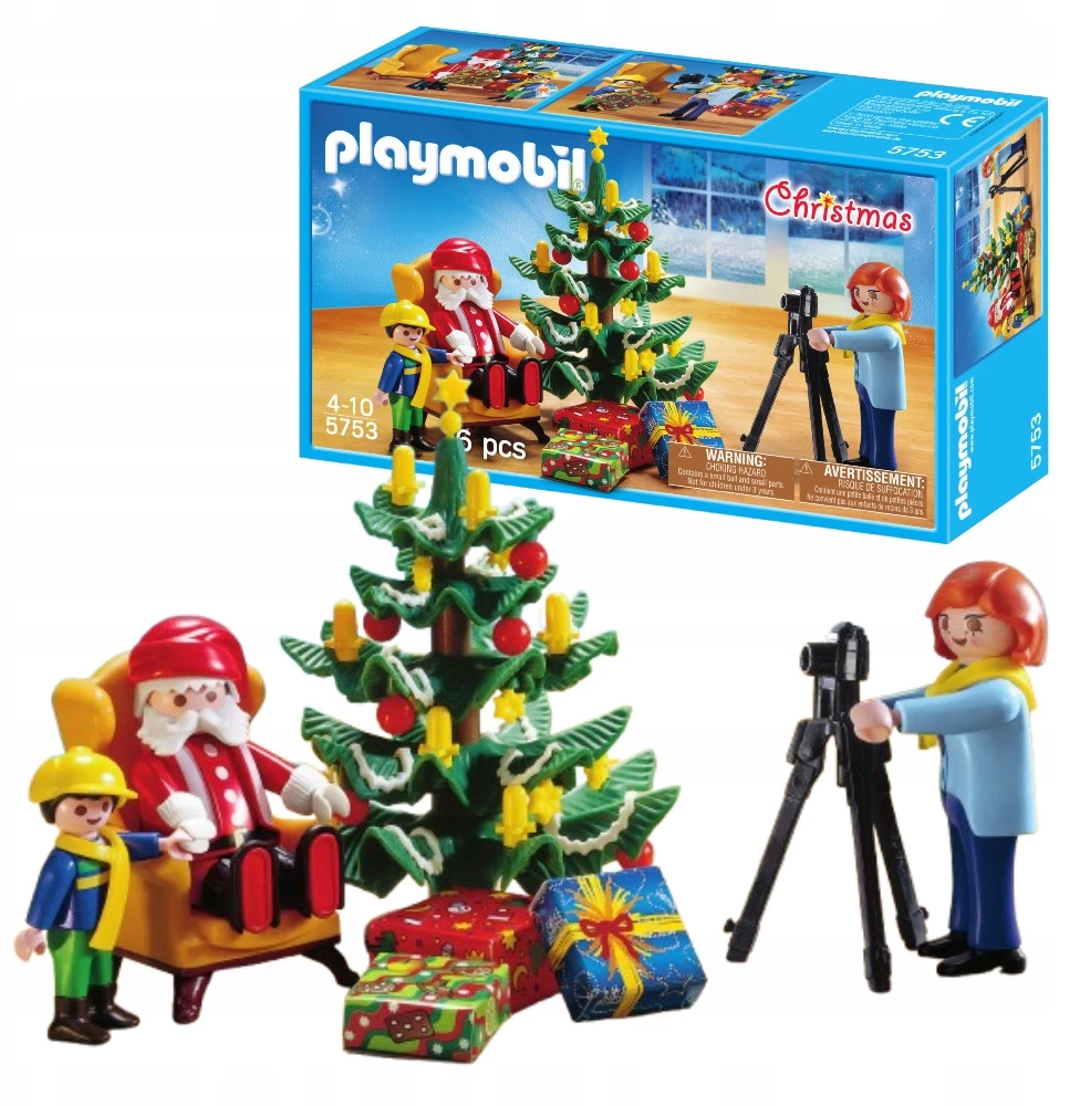 Playmobil Rinkinys su figurkami Christmas 5753 Zdjęcie ze Świętym Mikołajem