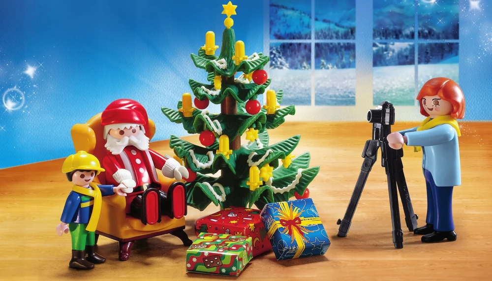 Playmobil Rinkinys su figurkami Christmas 5753 Zdjęcie ze Świętym Mikołajem