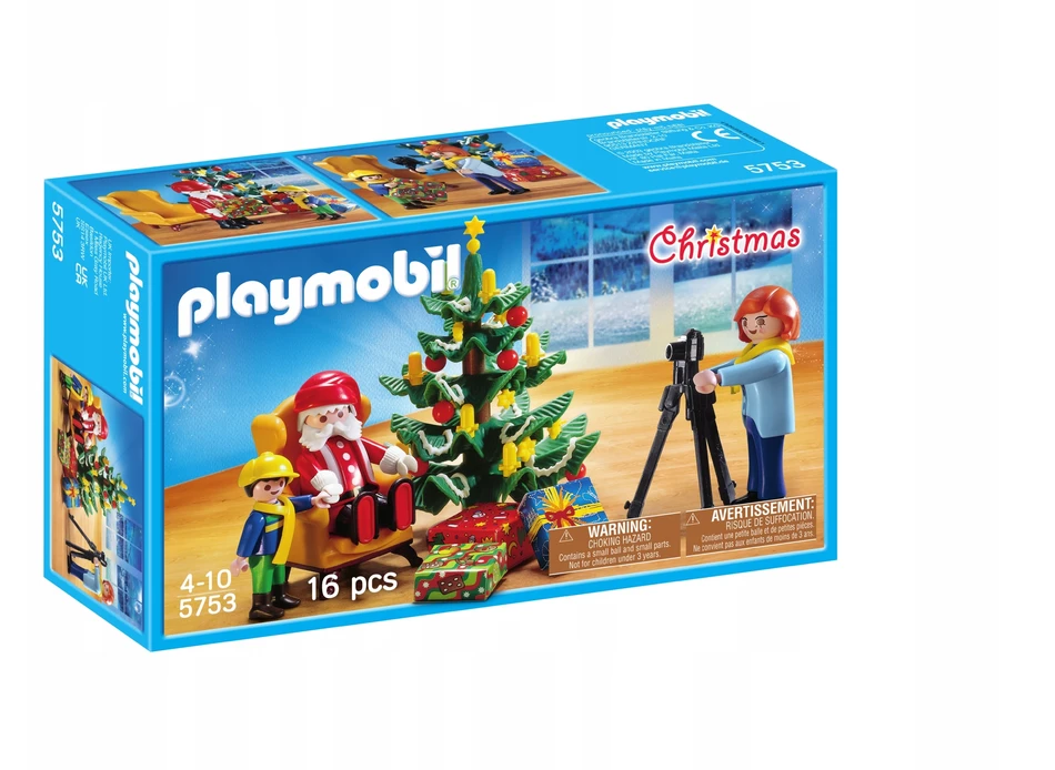 Playmobil Rinkinys su figurkami Christmas 5753 Zdjęcie ze Świętym Mikołajem