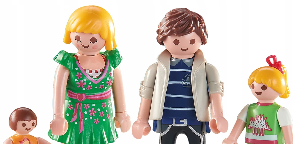PLAYMOBIL 6530 Šeima mama tėtis dviejų vaikų namas miestas Hauser