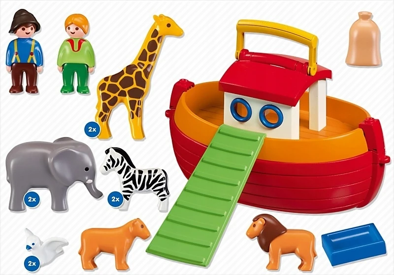 Noah PLAYMOBIL 1.2.3 Nojaus laivas, 6765