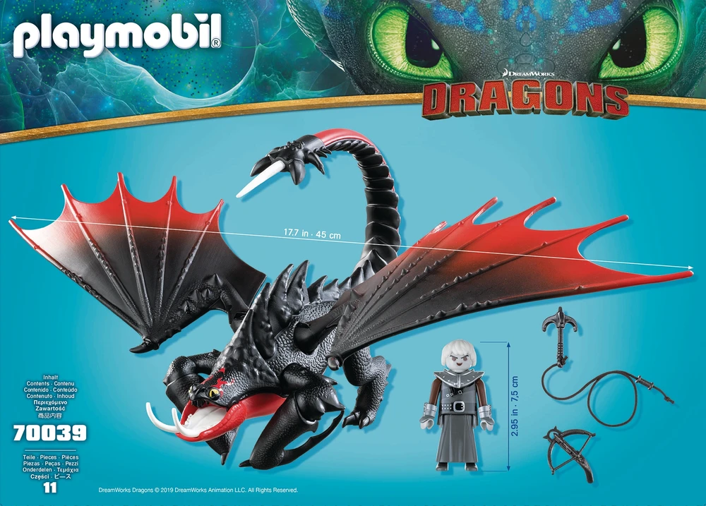 Playmobil 70039 Drakonas Šmėkla su Grimiu