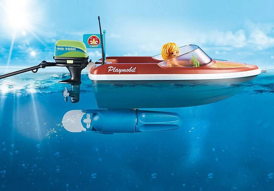 Playmobil 70091 Motorinė valtis su pontonais