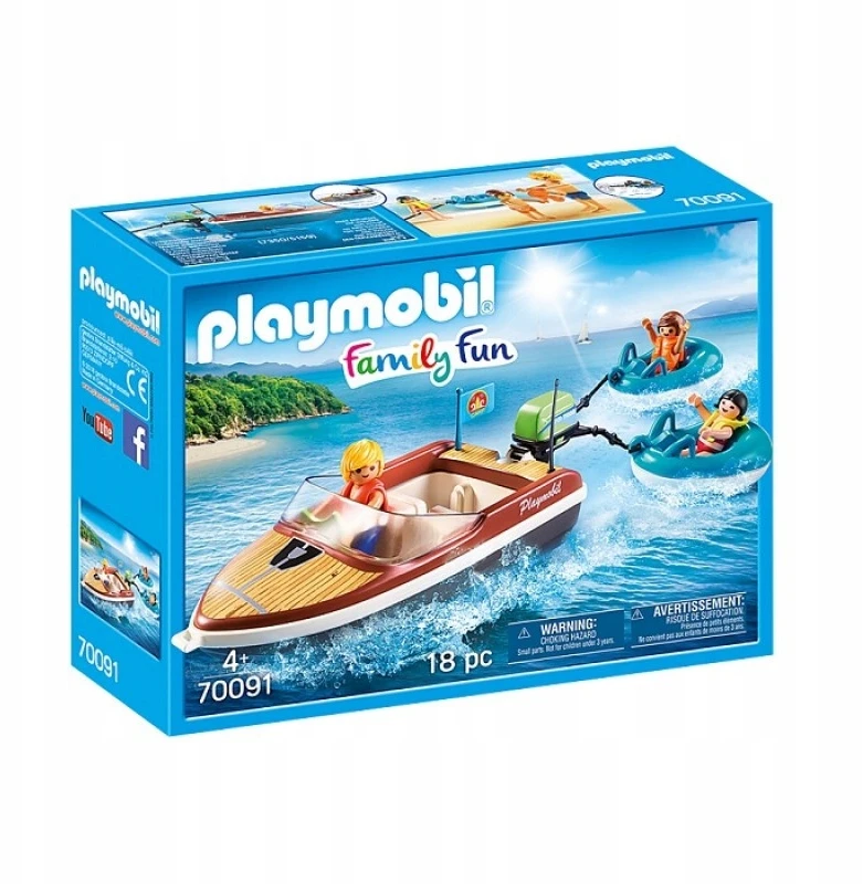 Playmobil 70091 Motorinė valtis su pontonais