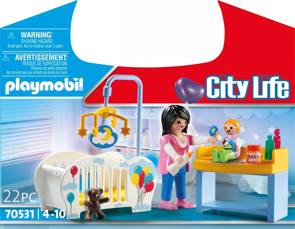 PLAYMOBIL 70531 KŪDIKIO KAMBARIO DĖŽĖ