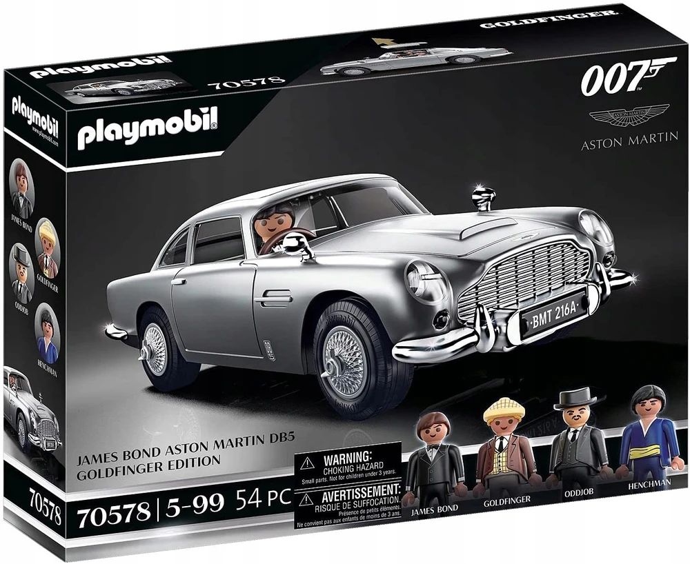 PLAYMOBIL James Bond Aston Martin DB5 Edition Goldfinger (70578)