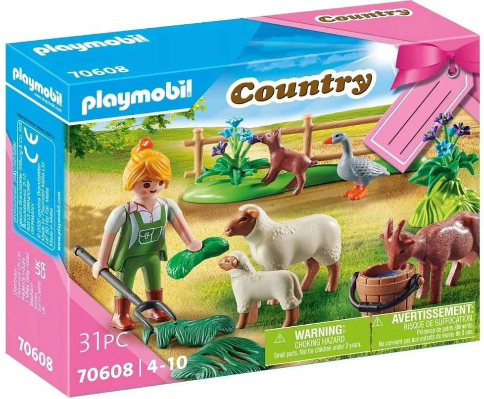 Playmobil 70608 Country Farmer avių ožkų ūkis