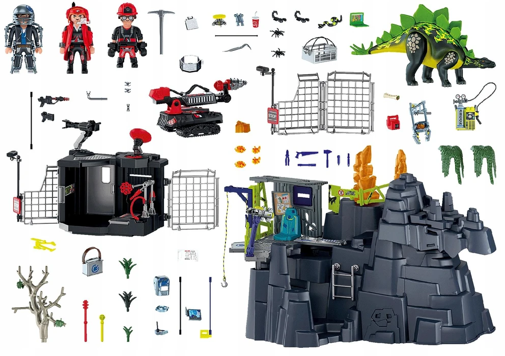 PLAYMOBIL - 70623 - Dino Rise - Dino Rock - Mišrus - Nuo 4 metų - 2 metų garantija