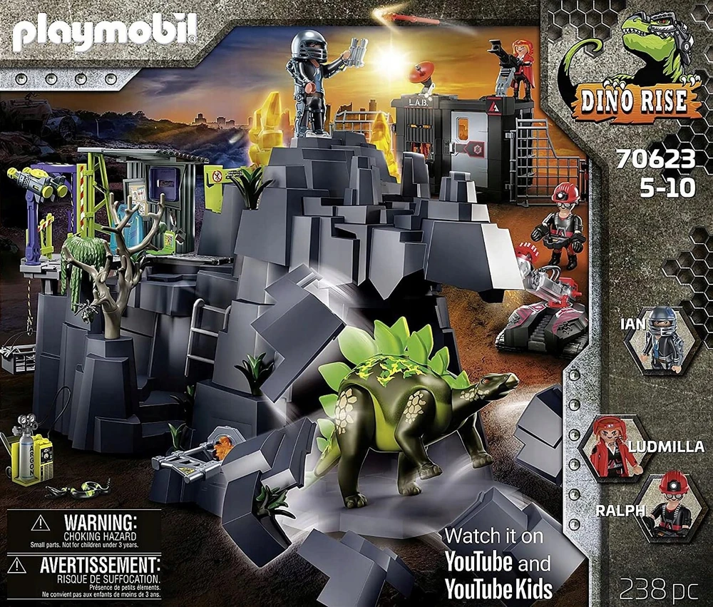 PLAYMOBIL - 70623 - Dino Rise - Dino Rock - Mišrus - Nuo 4 metų - 2 metų garantija