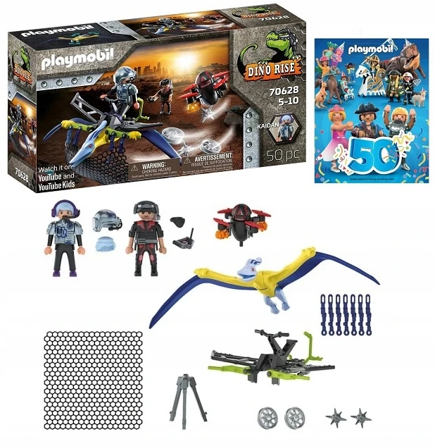 PLAYMOBIL 70628 Dinozaurų Pteranodono oro atakos dinozaurai