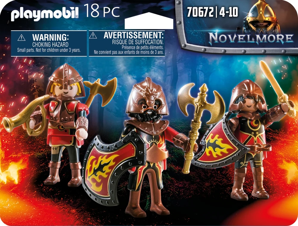 Playmobil Novelmore 70672 Burnham Warriors Three