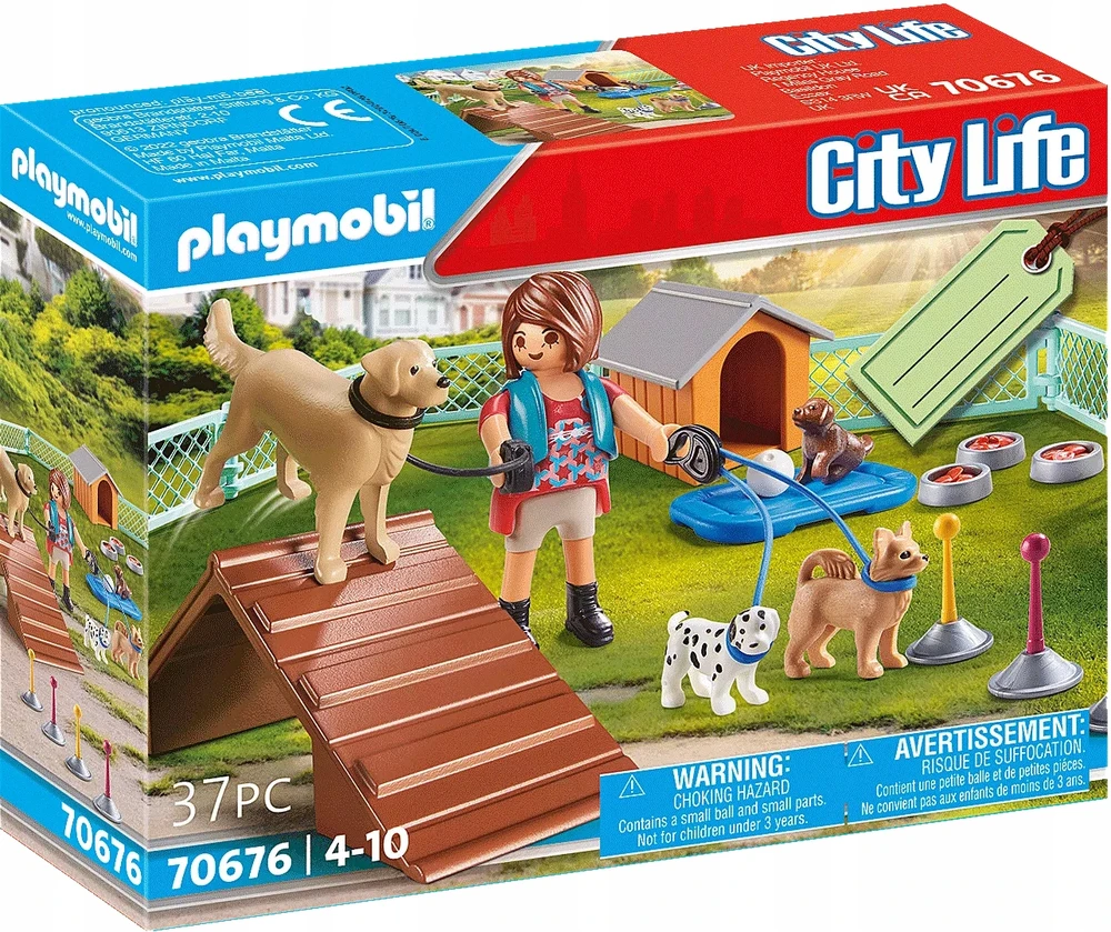Playmobil City Life 70676 Rinkinys dovana "Šunų dresuotojas"
