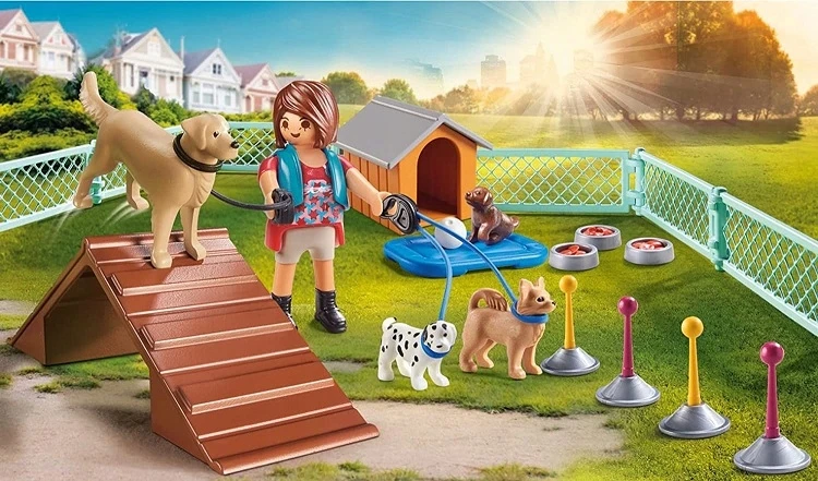 Playmobil City Life 70676 Rinkinys dovana "Šunų dresuotojas"