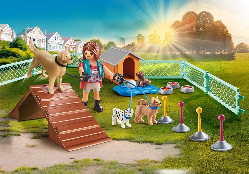 Playmobil City Life 70676 Rinkinys dovana "Šunų dresuotojas"