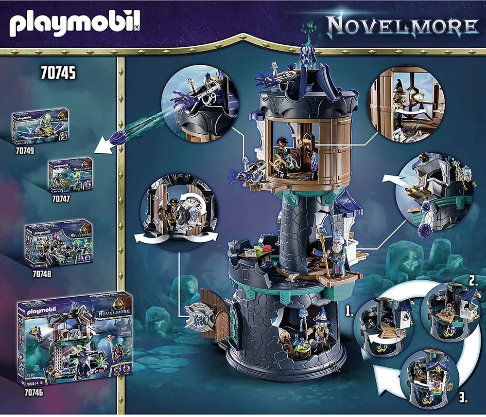 PLAYMOBIL 70745 NOVELMORE burtininko bokštas