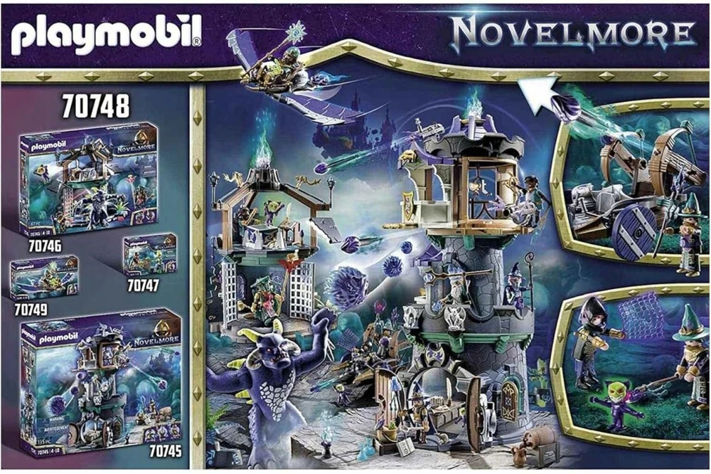 Playmobil 70748 Novelmore Violet Vale – Demonų gaudymo transporto priemonė