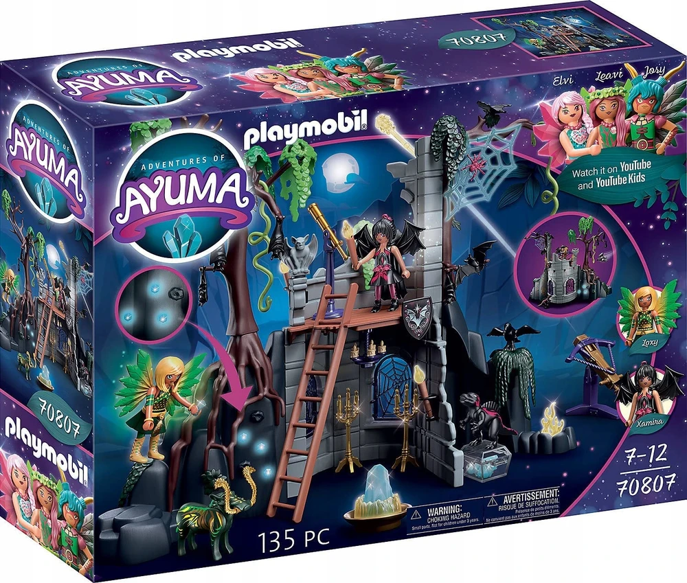 PLAYMOBIL 70807 Šikšnosparnių fėjų griuvėsiai