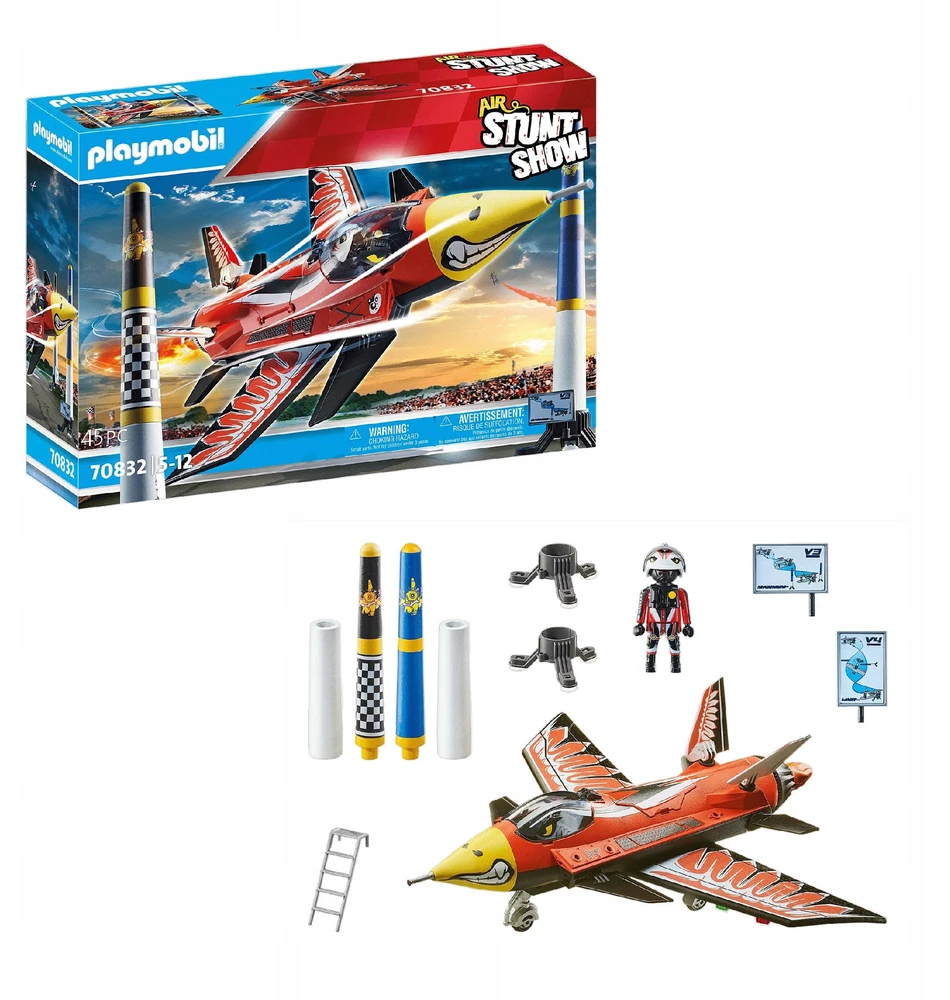PLAYMOBIL - 70832 - Oro Stuntshow Jet "Aigle" - Sulankstomas - Vaikas - 726g