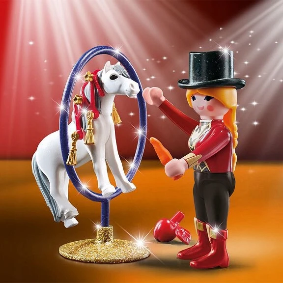 PLAYMOBIL - 70874 - Menininkas su poniu - Specialus plius personažas - Priedai - Vaikiškas žaislas