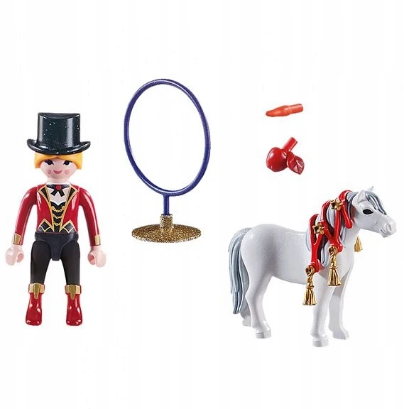 PLAYMOBIL - 70874 - Menininkas su poniu - Specialus plius personažas - Priedai - Vaikiškas žaislas