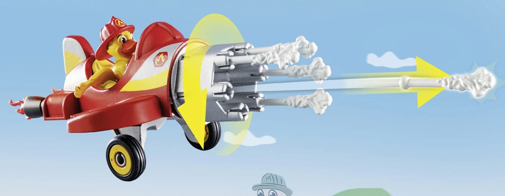 PLAYMOBIL - 70911 - ANTIS ON CALL - Gaisrinis automobilis su ištraukiamomis kopėčiomis ir nuimama plokštuma