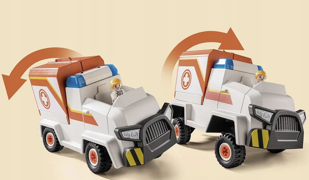 PLAYMOBIL - 70916 - ANTIS ON CALL - Greitosios pagalbos automobilis - Daugiaspalvis - Mišrus - 31 vnt.