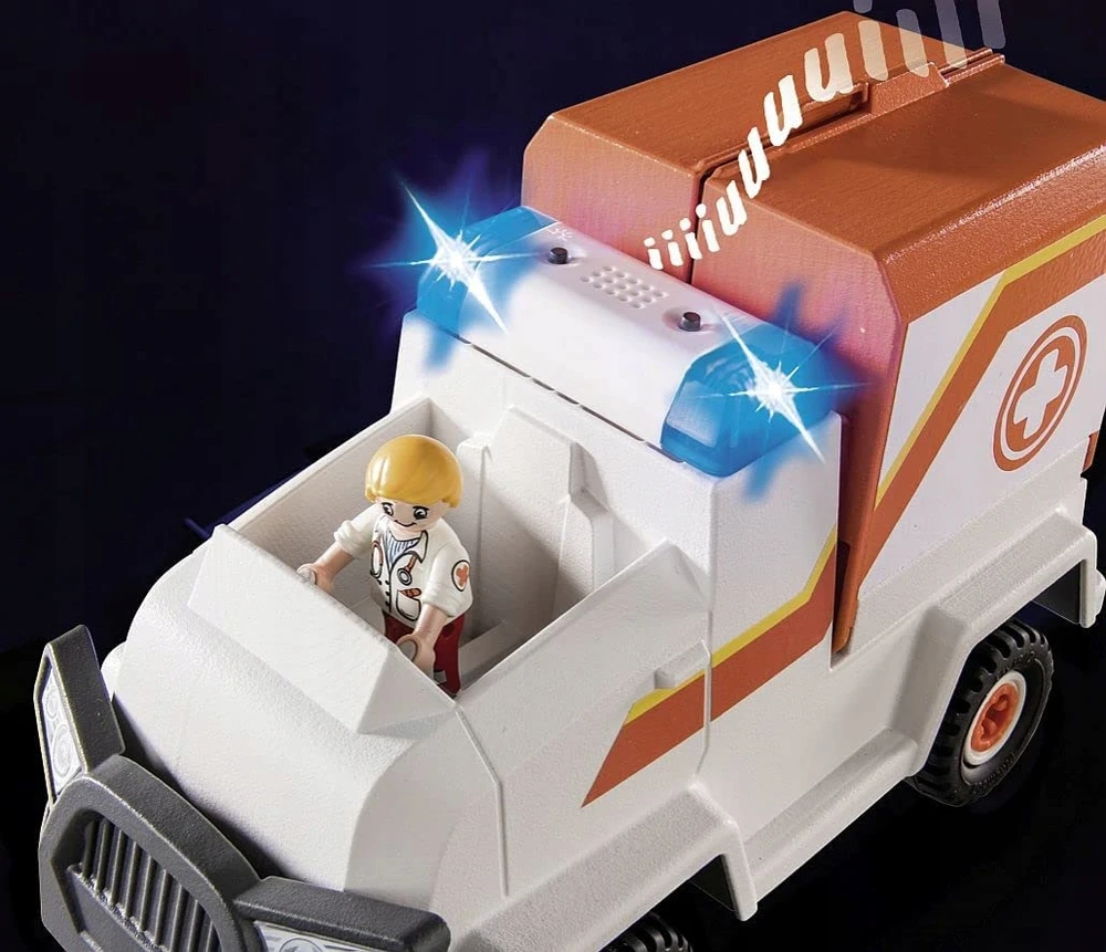 PLAYMOBIL - 70916 - ANTIS ON CALL - Greitosios pagalbos automobilis - Daugiaspalvis - Mišrus - 31 vnt.