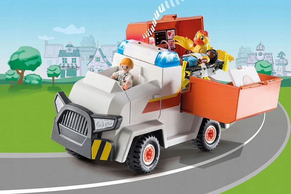 PLAYMOBIL - 70916 - ANTIS ON CALL - Greitosios pagalbos automobilis - Daugiaspalvis - Mišrus - 31 vnt.
