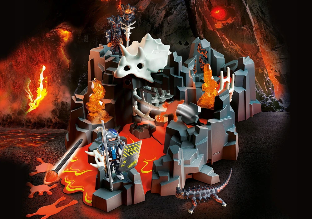 Konstruktorius Playmobil Dino Rise Lava Fountain Guardian (70926) - Lavos šaltinio sargai