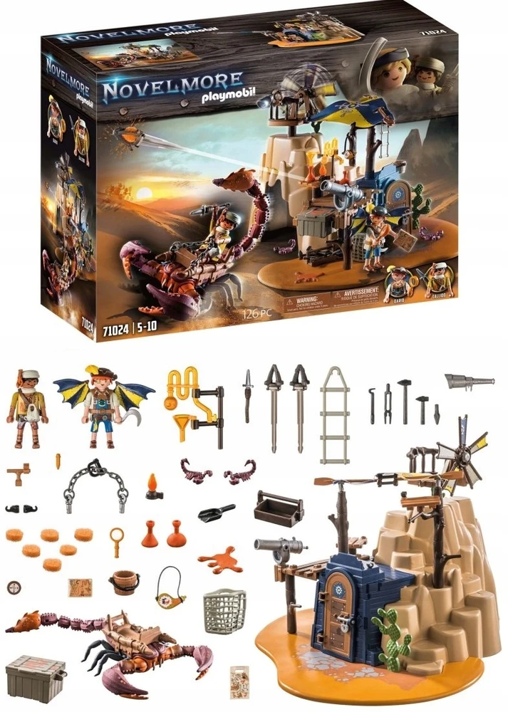 PLAYMOBIL – 71024 – Novelmore – Sal'ahari Sands – Giant Scorpion Base