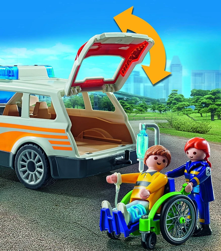 Playmobil City Life 71037 pirmosios pagalbos gydytojo automobilis