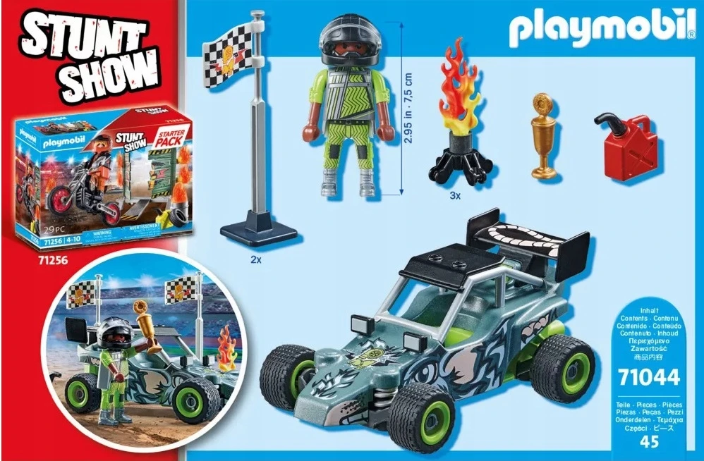 KONSTR PLAYMOBIL STUNT LENKTYNĖS 71044