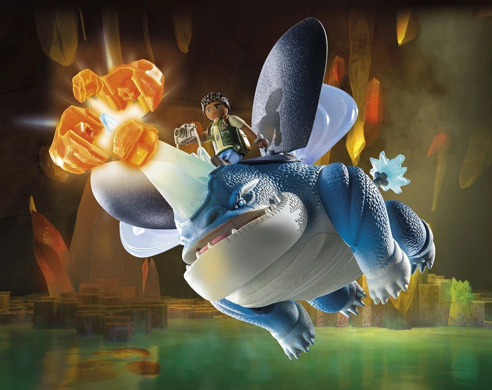 71082 PLAYMOBIL® Drakonai. Devyni karalysčių – Plowhorn ir D'Angelo