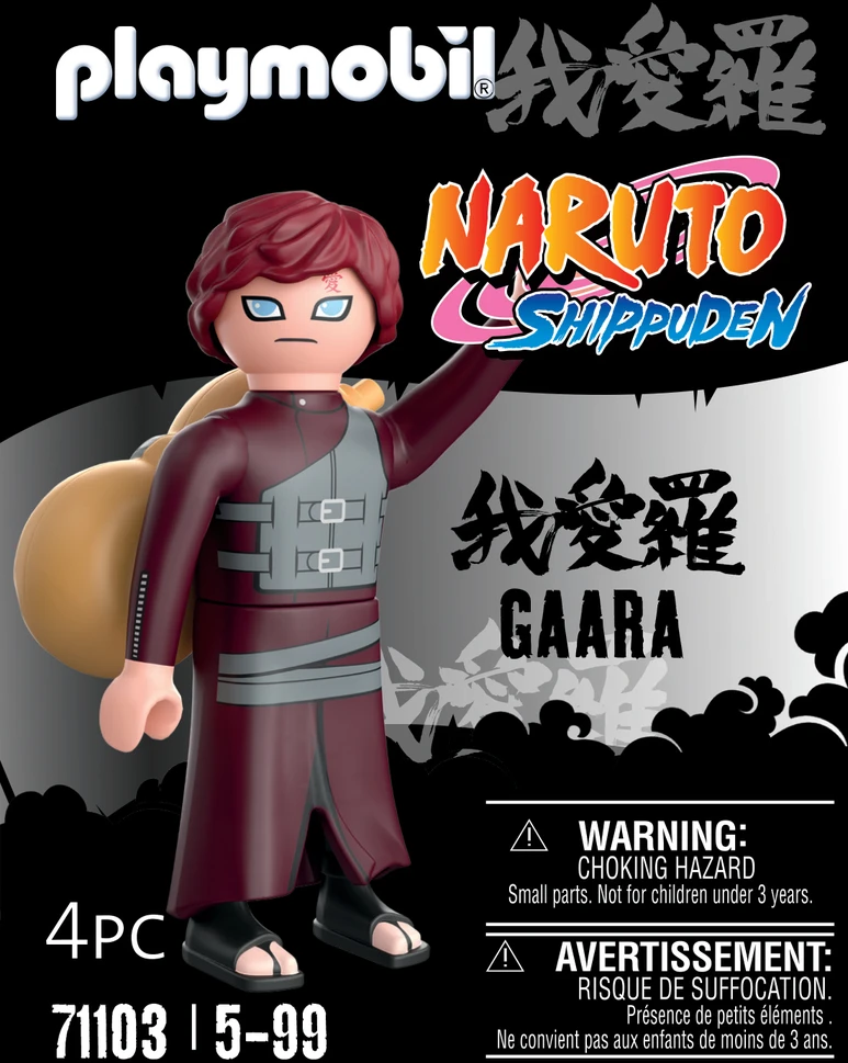 PLAYMOBIL 71103 Naruto Shippuden Gaara 4 vnt