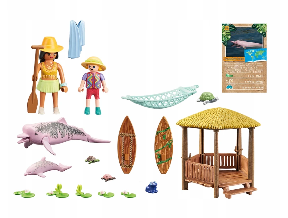 Konstruktorius Playmobil Wiltopia 71143, plastikas