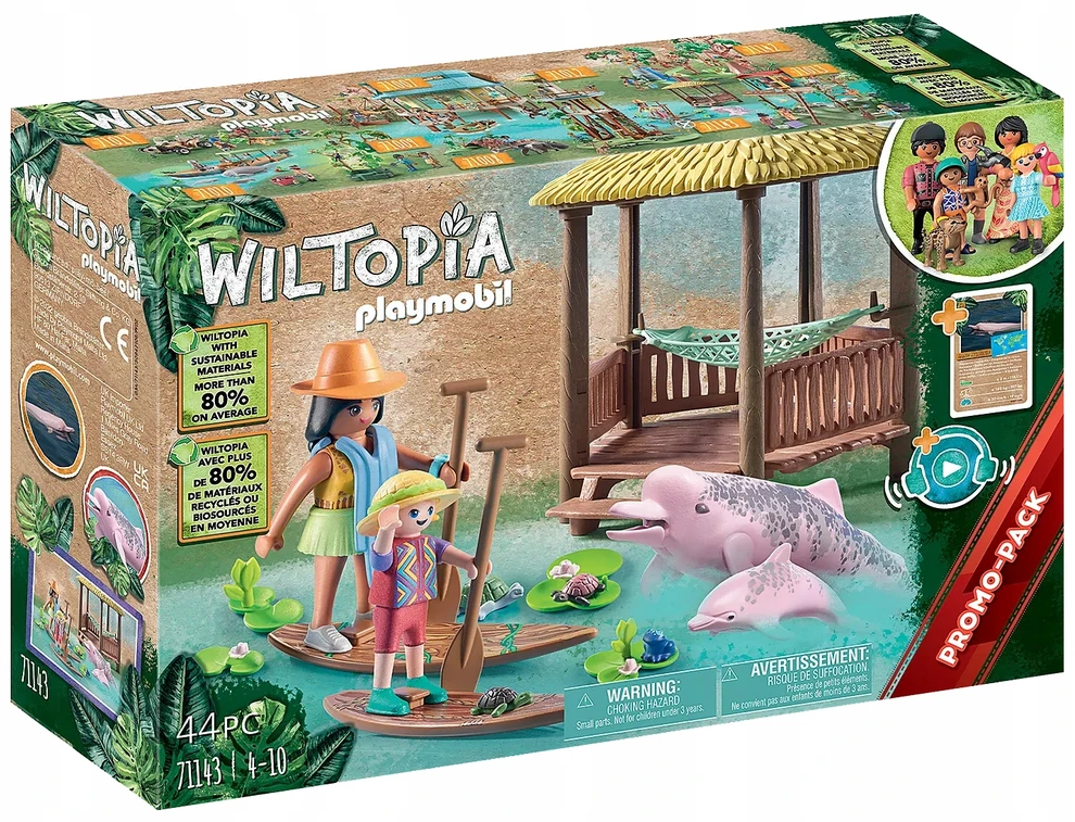 Konstruktorius Playmobil Wiltopia 71143, plastikas