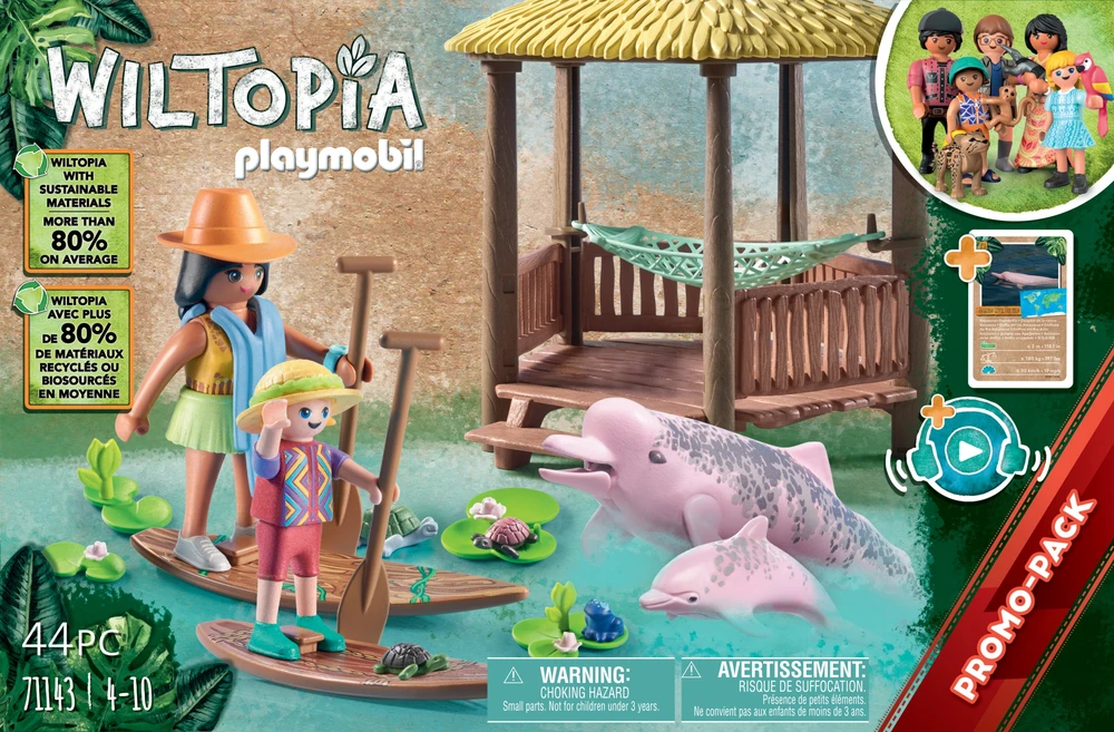 Konstruktorius Playmobil Wiltopia 71143, plastikas