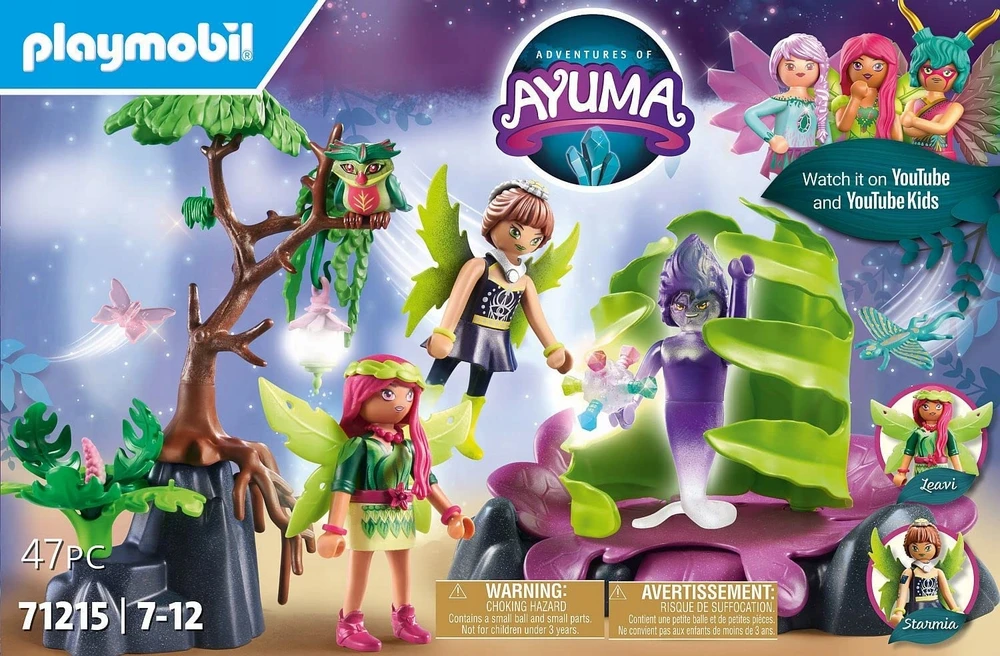 PLAYMOBIL – 71215 – Ayuma – Stebuklingas spąstų augalas – 47 vnt. – Mišrus – 7 metų ir vyresni