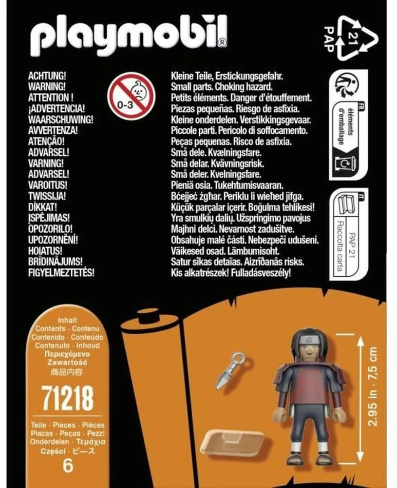PLAYMOBIL 71218 Naruto Shippuden Hashiramai 6 vnt