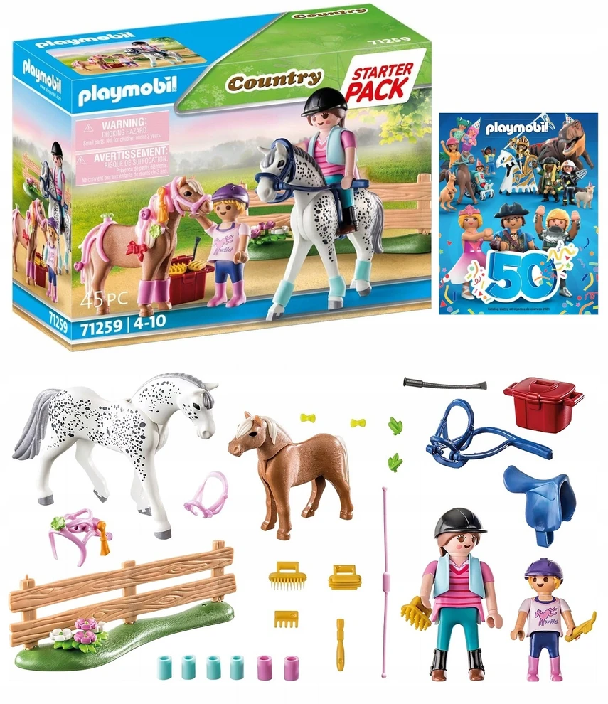 Playmobil 71259 Starter Pack Horse Care +