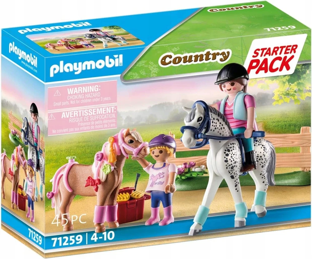 Playmobil 71259 Starter Pack Horse Care +