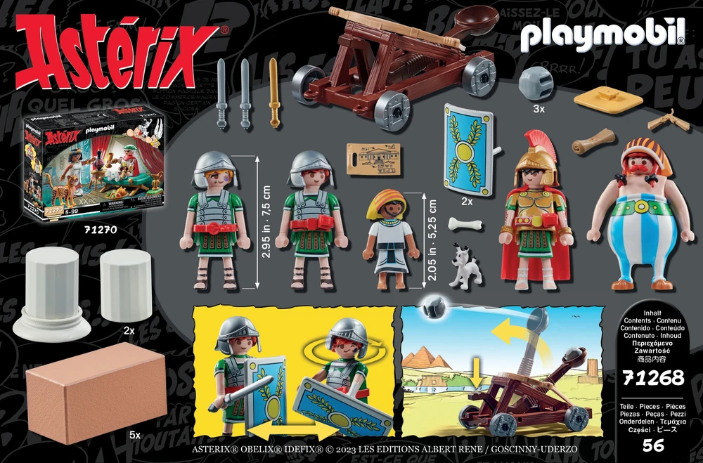 71268 Playmobil® Astérix: Numerobis ir rūmų mūšis, 56 Dd.