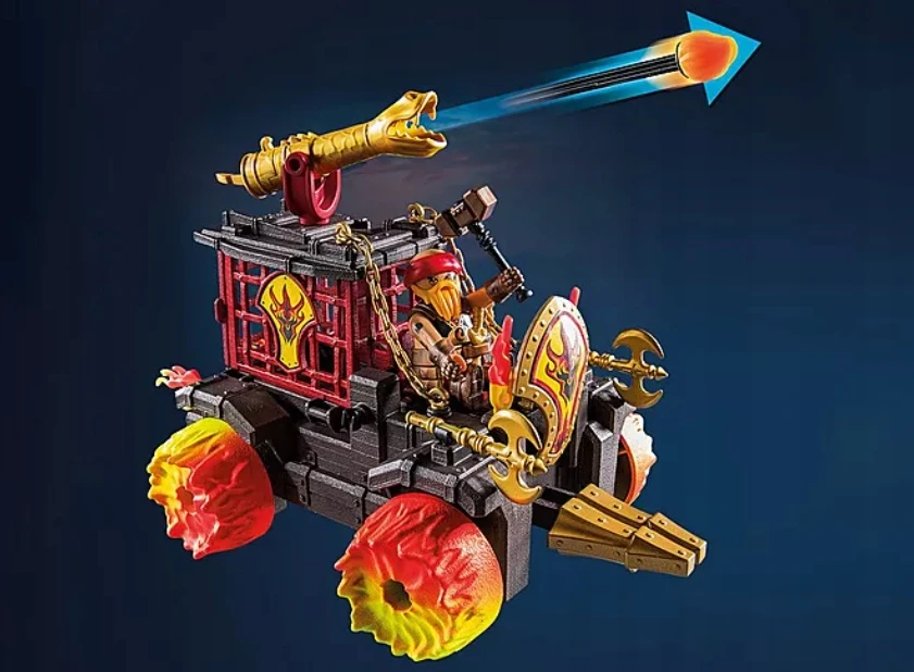 Playmobil Novelmore 71299 Burnham Raiders – ugninė kovinė transporto priemonė
