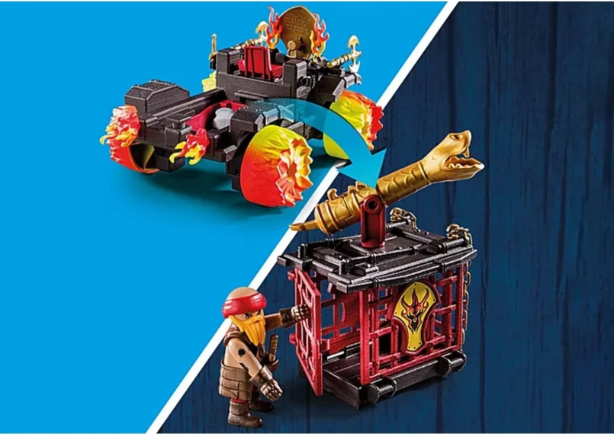 Playmobil Novelmore 71299 Burnham Raiders – ugninė kovinė transporto priemonė