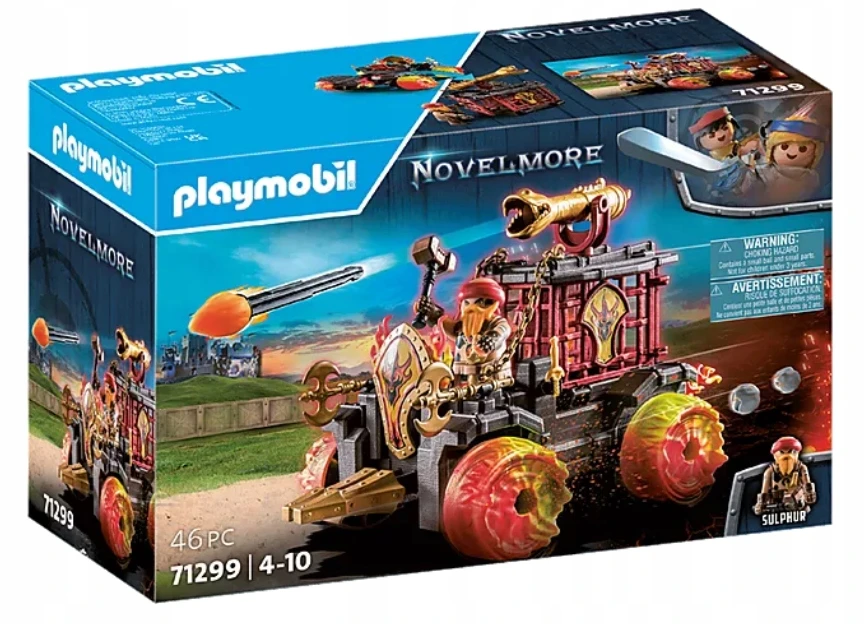 Playmobil Novelmore 71299 Burnham Raiders – ugninė kovinė transporto priemonė