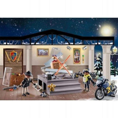 PLAYMOBIL Advento kalendorius 2023 Policija: muziejaus vagystė - 71347