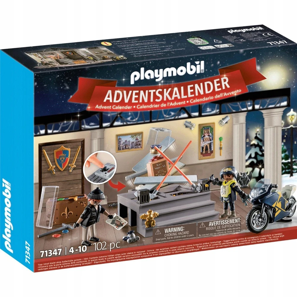PLAYMOBIL Advento kalendorius 2023 Policija: muziejaus vagystė - 71347