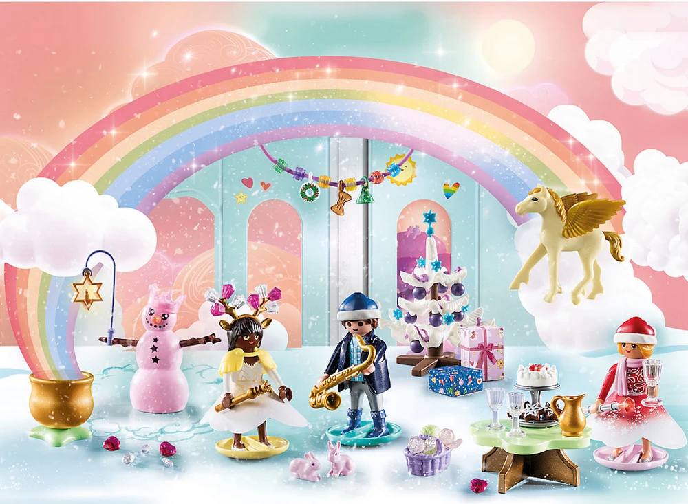 Playmobil Kalėdos po vaivorykšte - Advento kalendorius 71348