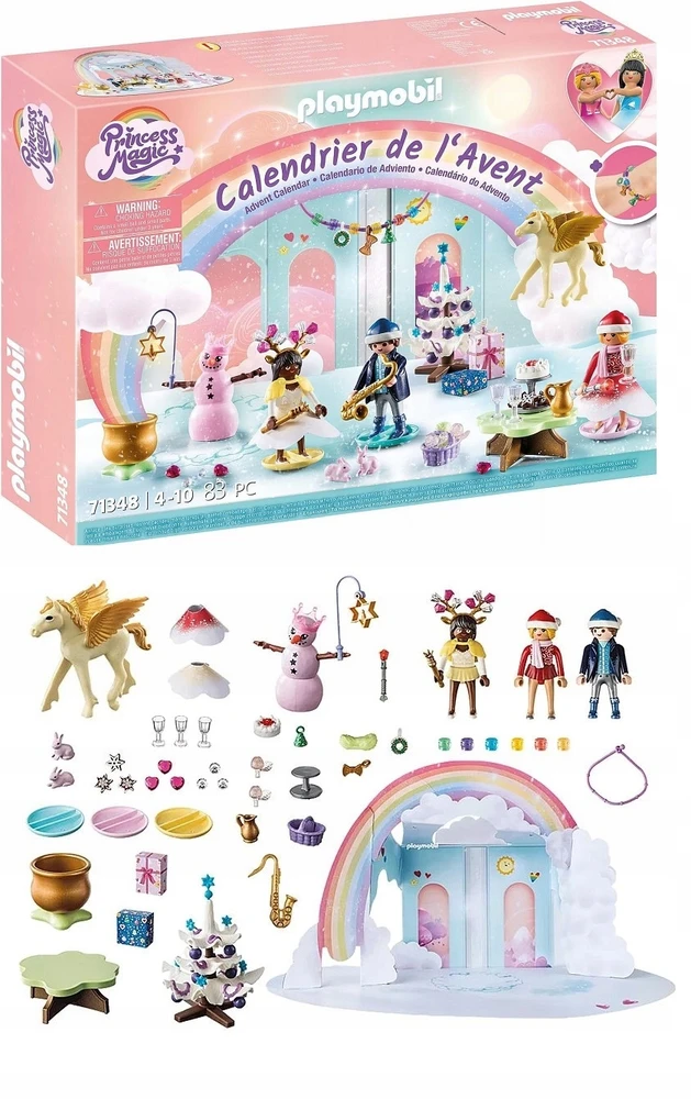 Playmobil Kalėdos po vaivorykšte - Advento kalendorius 71348