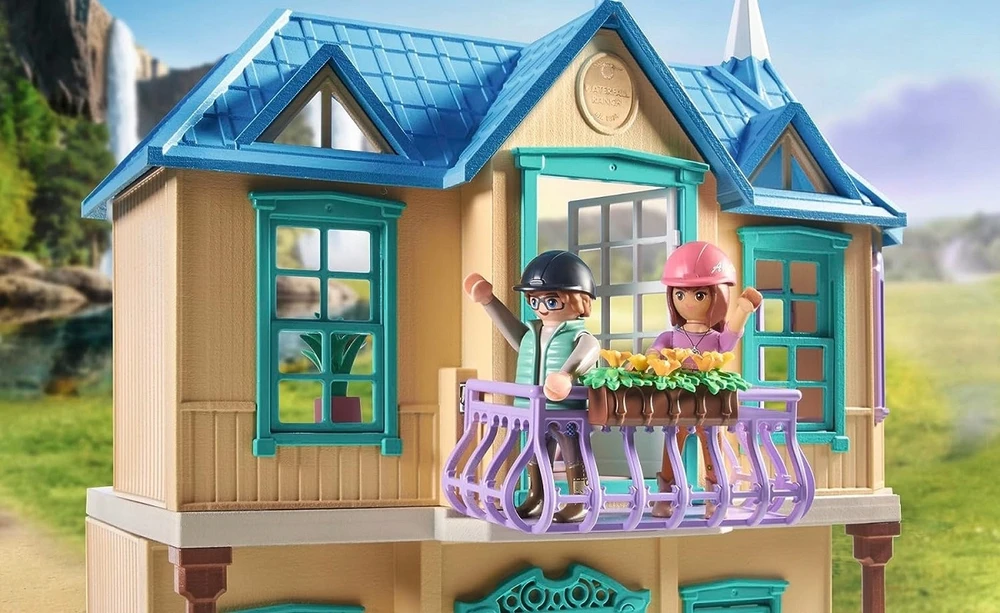 Konstruktorius Playmobil Waterfall Ranch 71351, plastikas